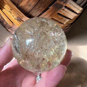 Citrine sphere (p) | crystal